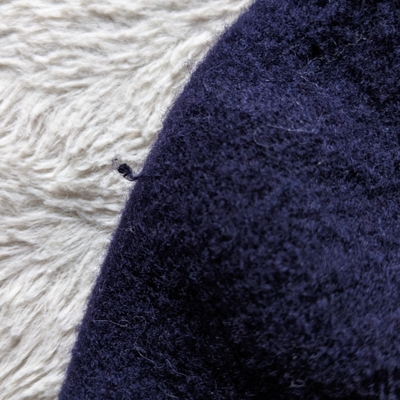 SALE 100% Wool Navy Beret, Talbots, OS, Vintage, Good Condition - Picture 7 of 7